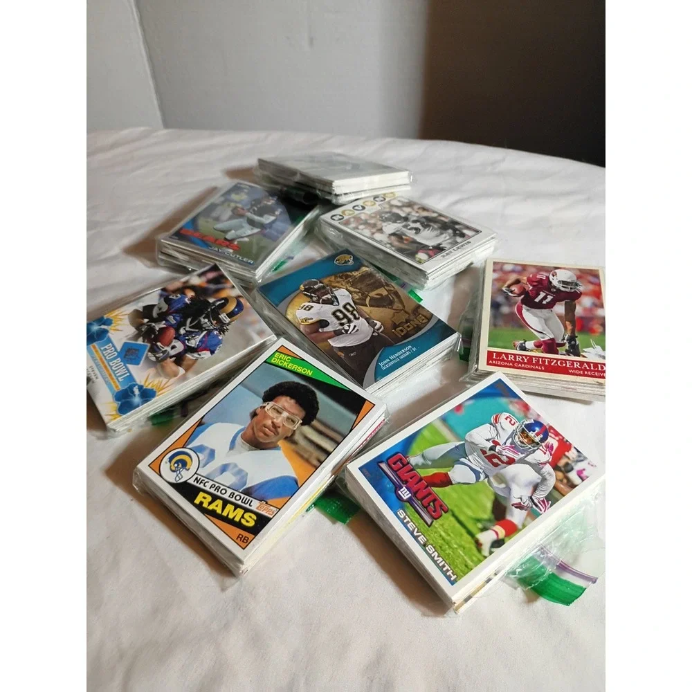 NFL MLB Trading Card Lot Topps Score Upper Deck Bulk 100 plus